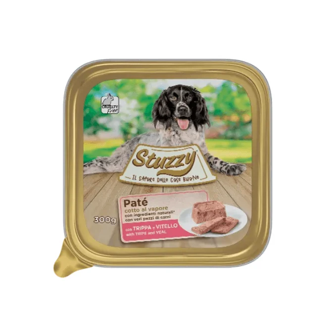 Φωτογραφία προϊόντος: Κονσέρβα Σκύλου Mister Stuzzy Dog Pate με πατσά + μοσχάρι 300gr