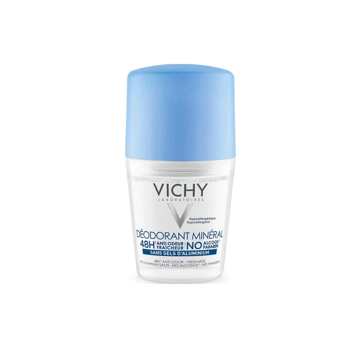 Φωτογραφία προϊόντος: Medipharmacy Vichy Deodorant Mineral 48h Roll On Αποσμητικό Χωρίς Άλατα Αλουμινίου για Ευαίσθητες Επιδερμίδες 50ml
