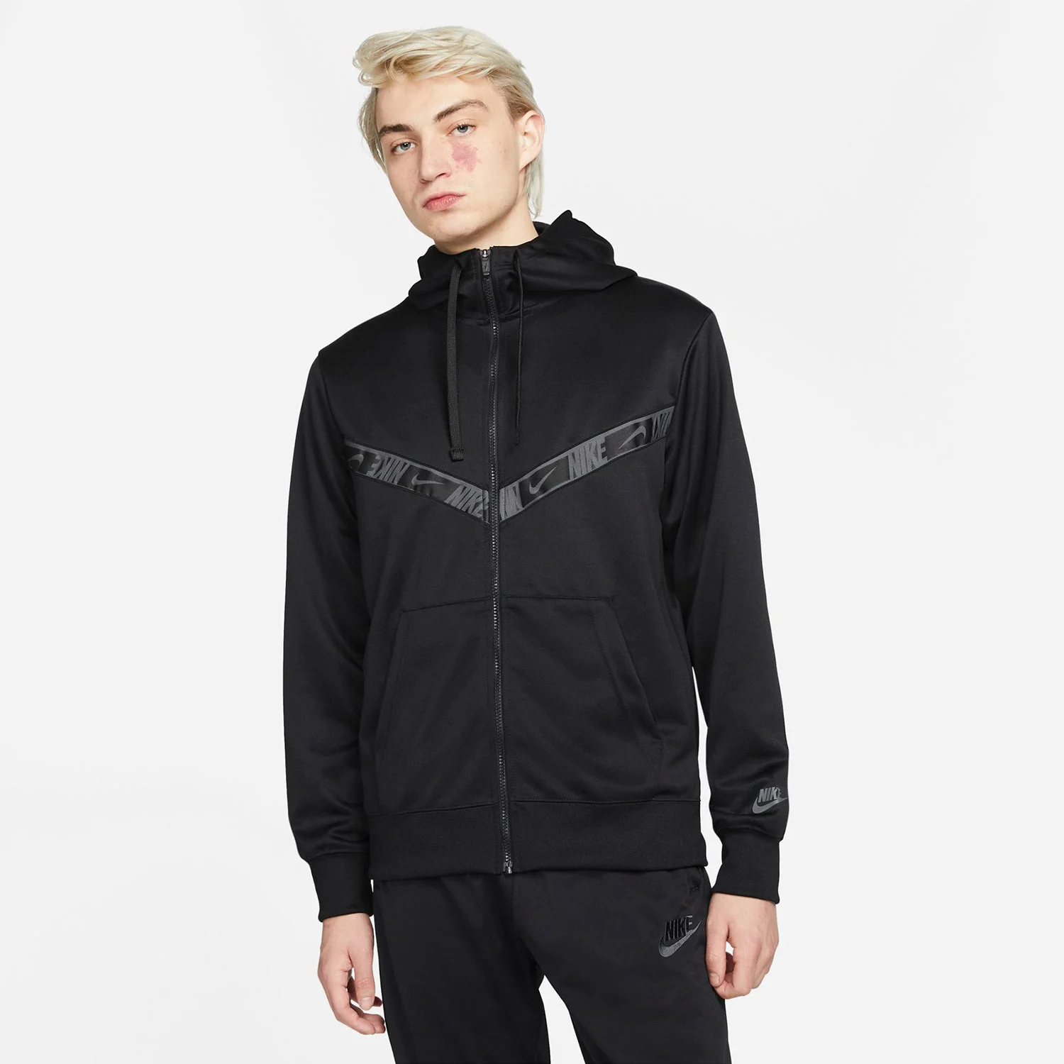 Φωτογραφία προϊόντος: NIKE SPORTSWEAR FULL-ZIP HOODIE ΜΑΥΡΟ