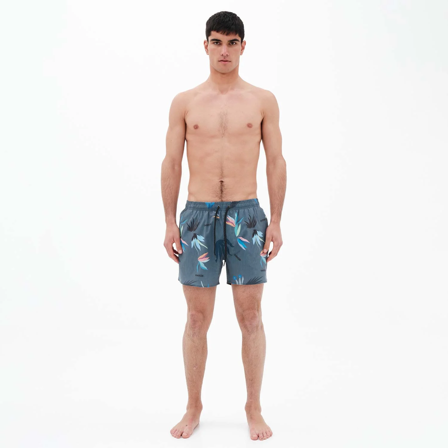 Φωτογραφία προϊόντος: EMERSON CLASSIC PRINTED 14" STRETCH VOLLEY SWIM SHORTS ΓΚΡΙ