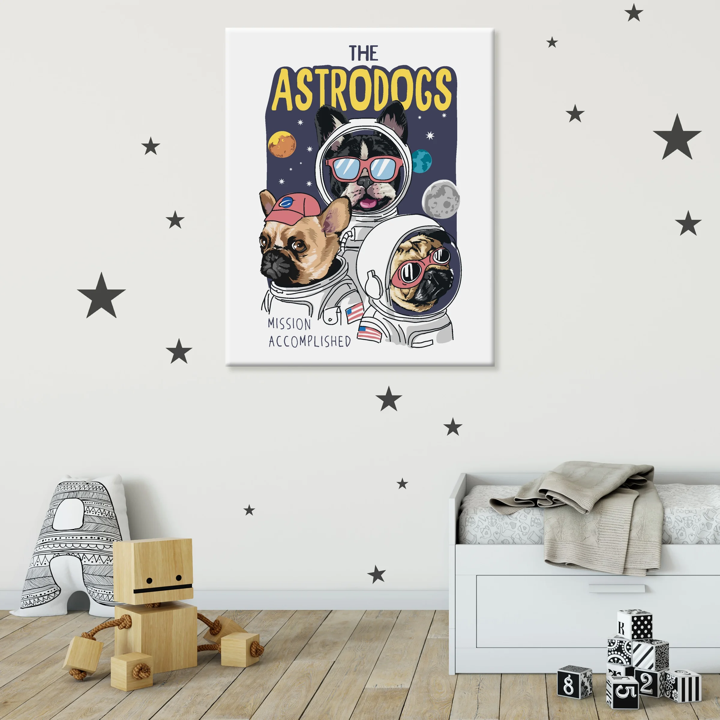 Φωτογραφία προϊόντος: Πίνακας Σε Καμβά - The Astrodogs