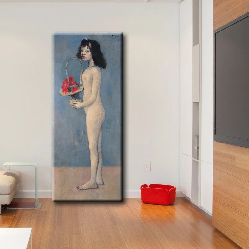 Φωτογραφία προϊόντος: Πίνακας Σε Καμβά Young Girl With A Flower Basket - Pablo Picasso