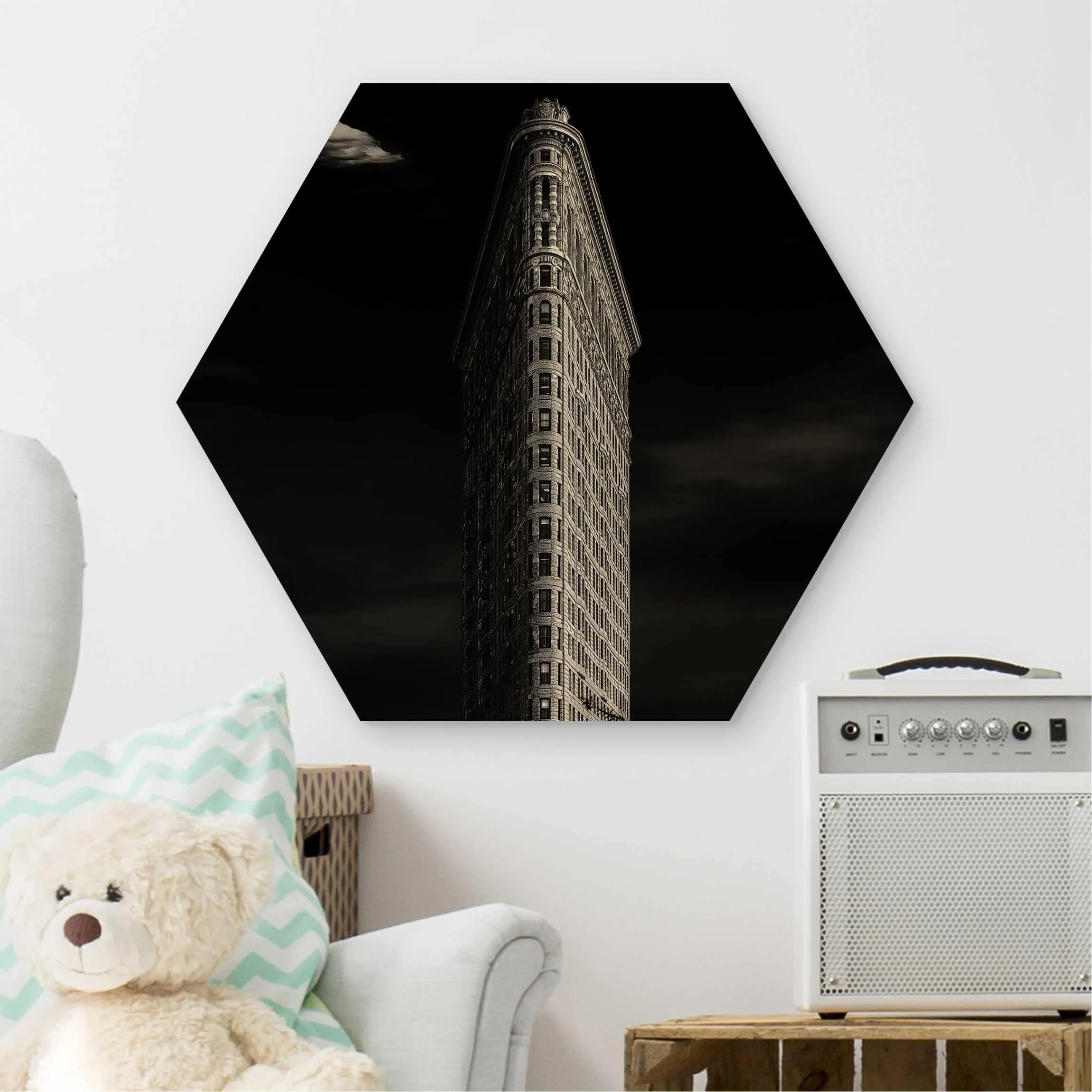 Φωτογραφία προϊόντος: Εξάγωνος Πίνακας - Flatiron Build - Manhattan, New York