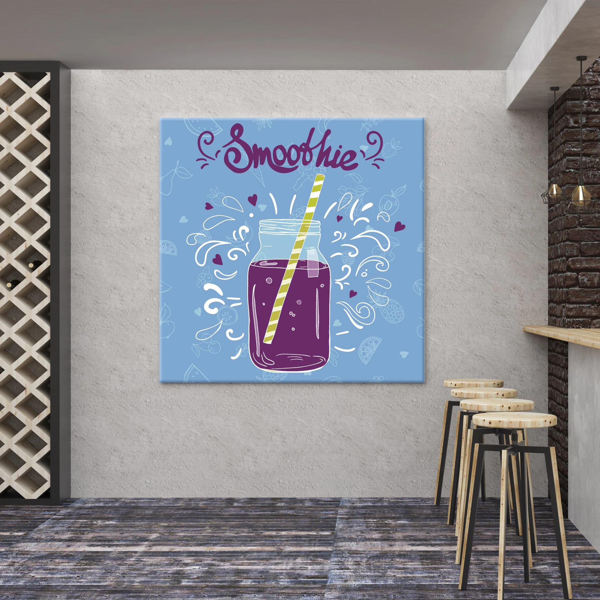 Φωτογραφία προϊόντος: Πίνακας Σε Καμβά - Smoothie