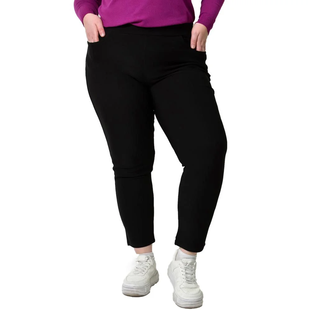 Φωτογραφία προϊόντος: Potre Γυναικείο plus size κολάν με τσέπες / Μαύρο