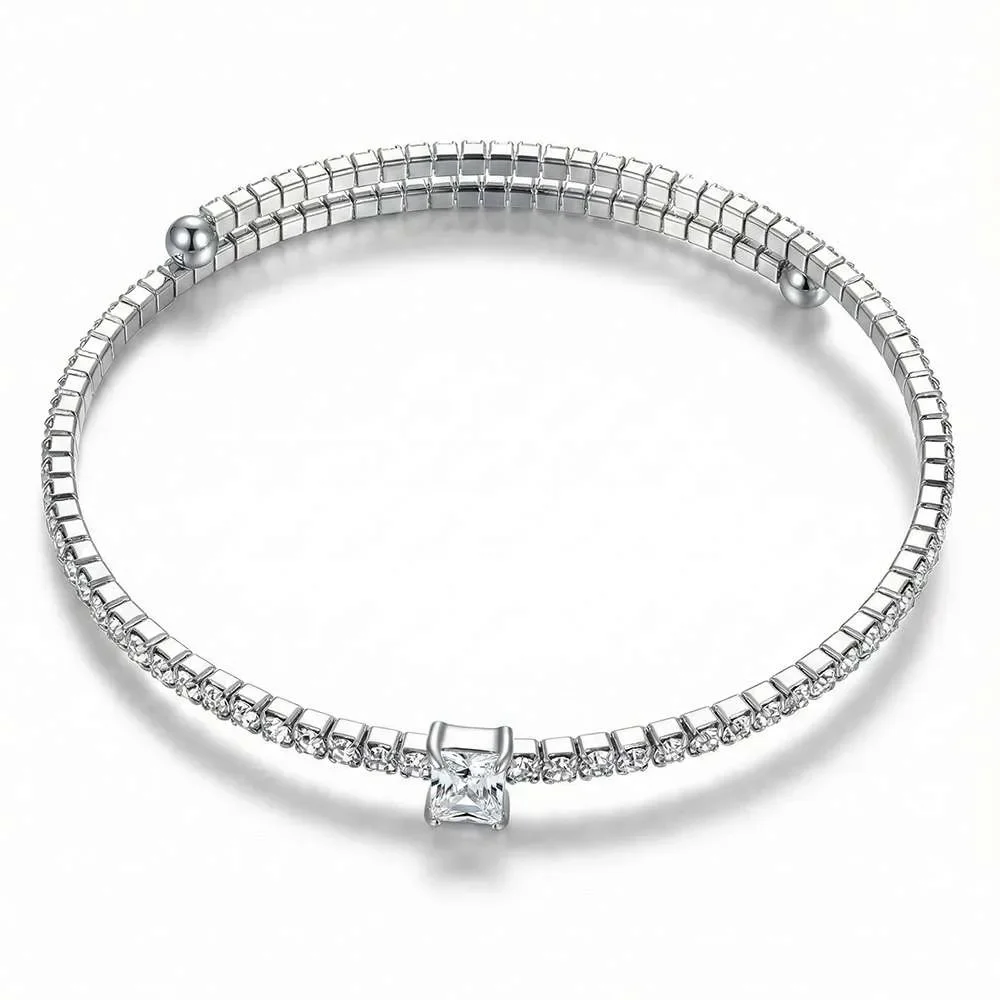 Φωτογραφία προϊόντος: OEM Grace big shiny steel bracelet βραχιόλι γυναικείο