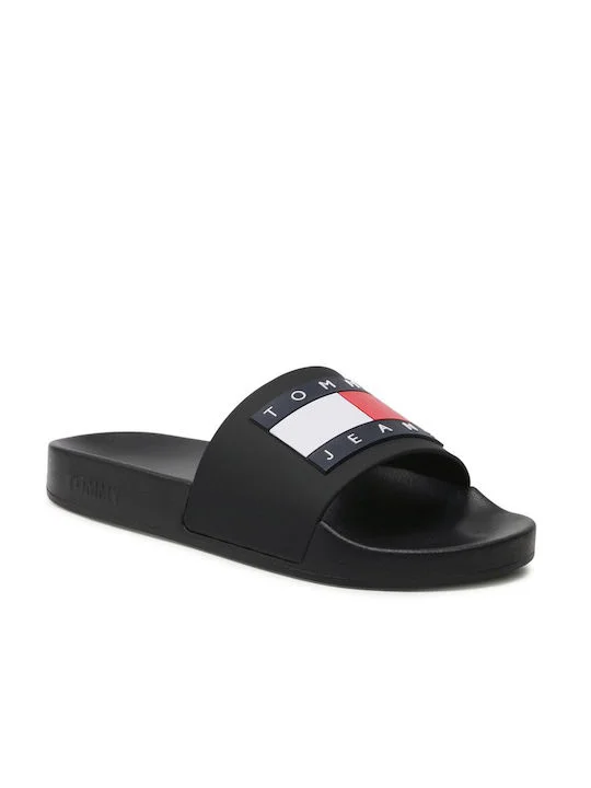 Φωτογραφία προϊόντος: TOMMY HILFIGER ΓΥΝΑΙΚΕΙΑ SLIDES EN0EN02115 SS24, ΜΑΥΡΟ, Γυναίκα