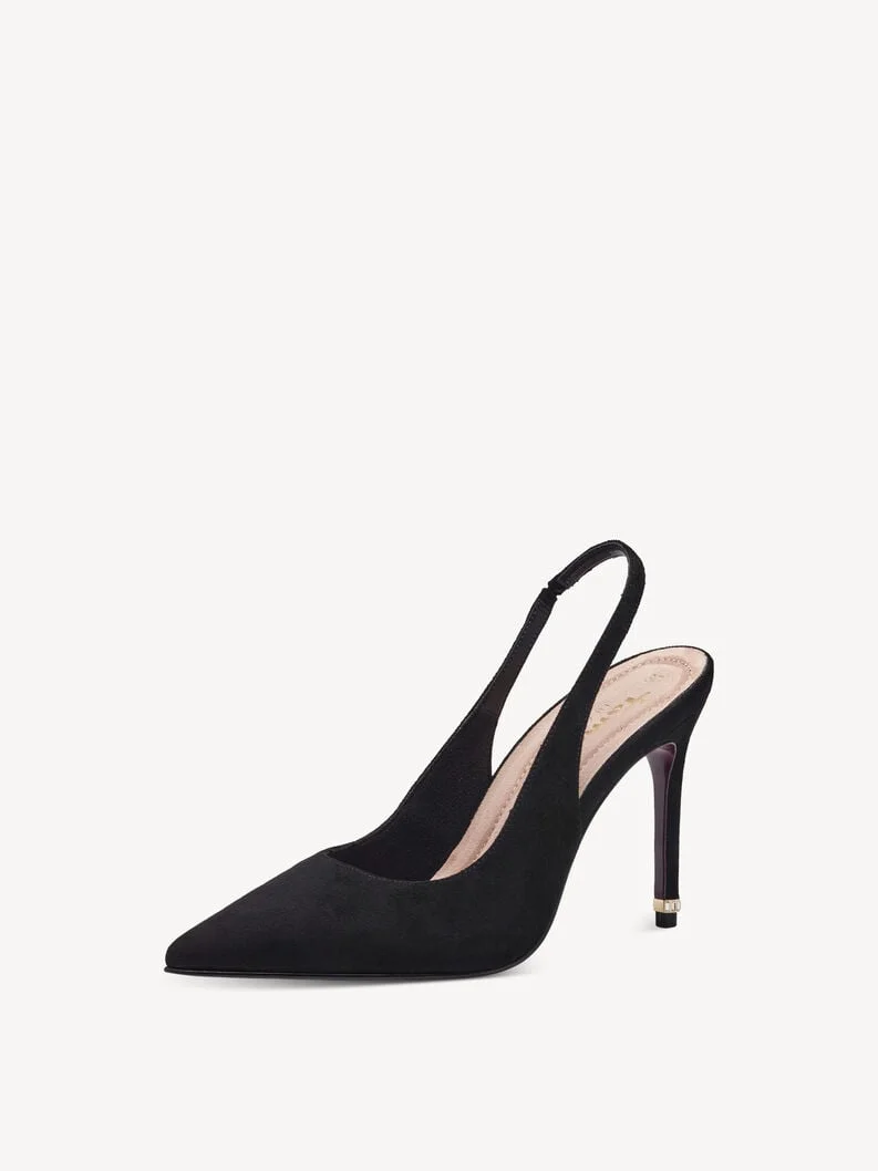Φωτογραφία προϊόντος: TAMARIS ΓΥΝΑΙΚΕΙΑ ΓΟΒΑ SLINGBACK 1-29607-42 SS24, ΜΑΥΡΟ, Γυναίκα