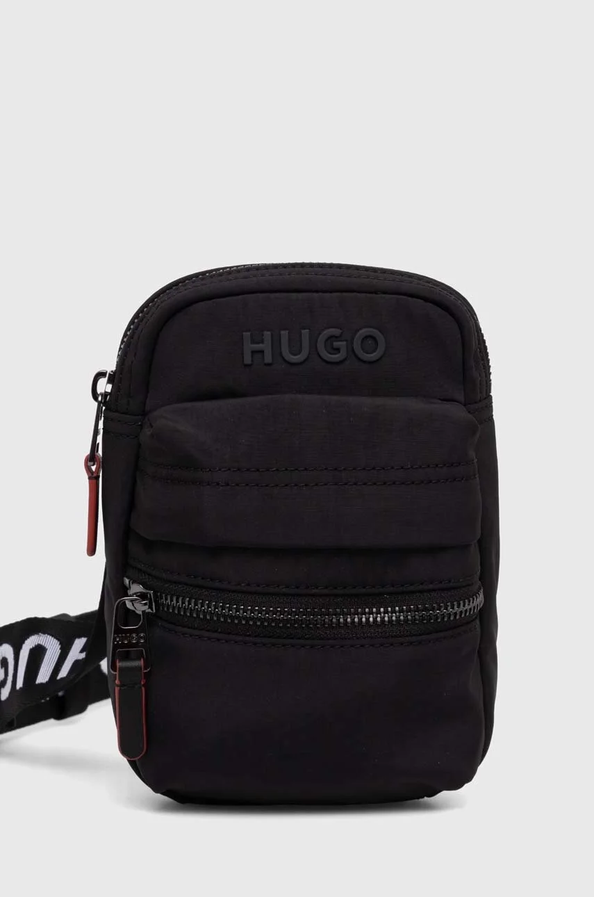 Φωτογραφία προϊόντος: HUGO ΑΝΔΡΙΚΟ ΤΣΑΝΤΑΚΙ STEWIE PHONE POUCH 50523628, ΜΑΥΡΟ, Άνδρας