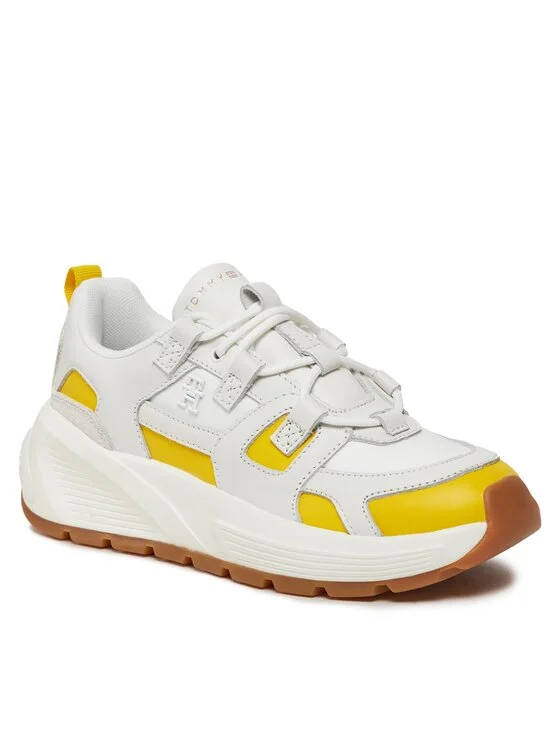 Φωτογραφία προϊόντος: TOMMY HILFIGER ΓΥΝΑΙΚΕΙΟ SNEAKER TH PREMIUM RENNER MIX FW0FW07651 SS24, ΛΕΥΚΟ, Γυναίκα