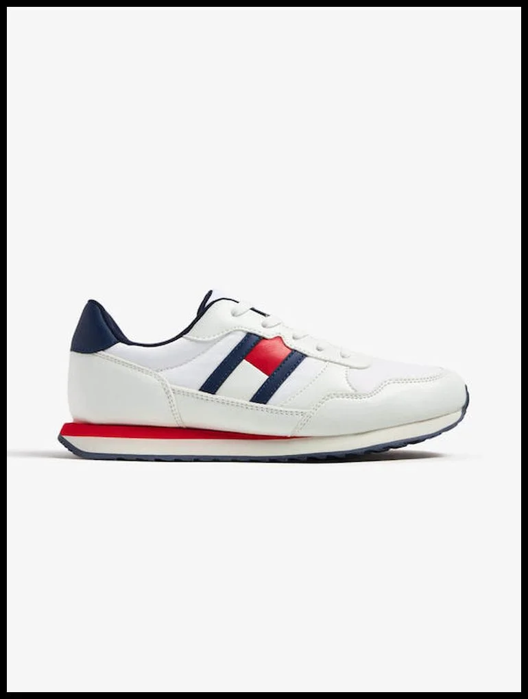 Φωτογραφία προϊόντος: TOMMY HILFIGER ΓΥΝΑΙΚΕΙΟ SNEAKER FLAG LOW CUT LACE-UP T3A9-33133-0208 SS24, ΛΕΥΚΟ, Γυναίκα