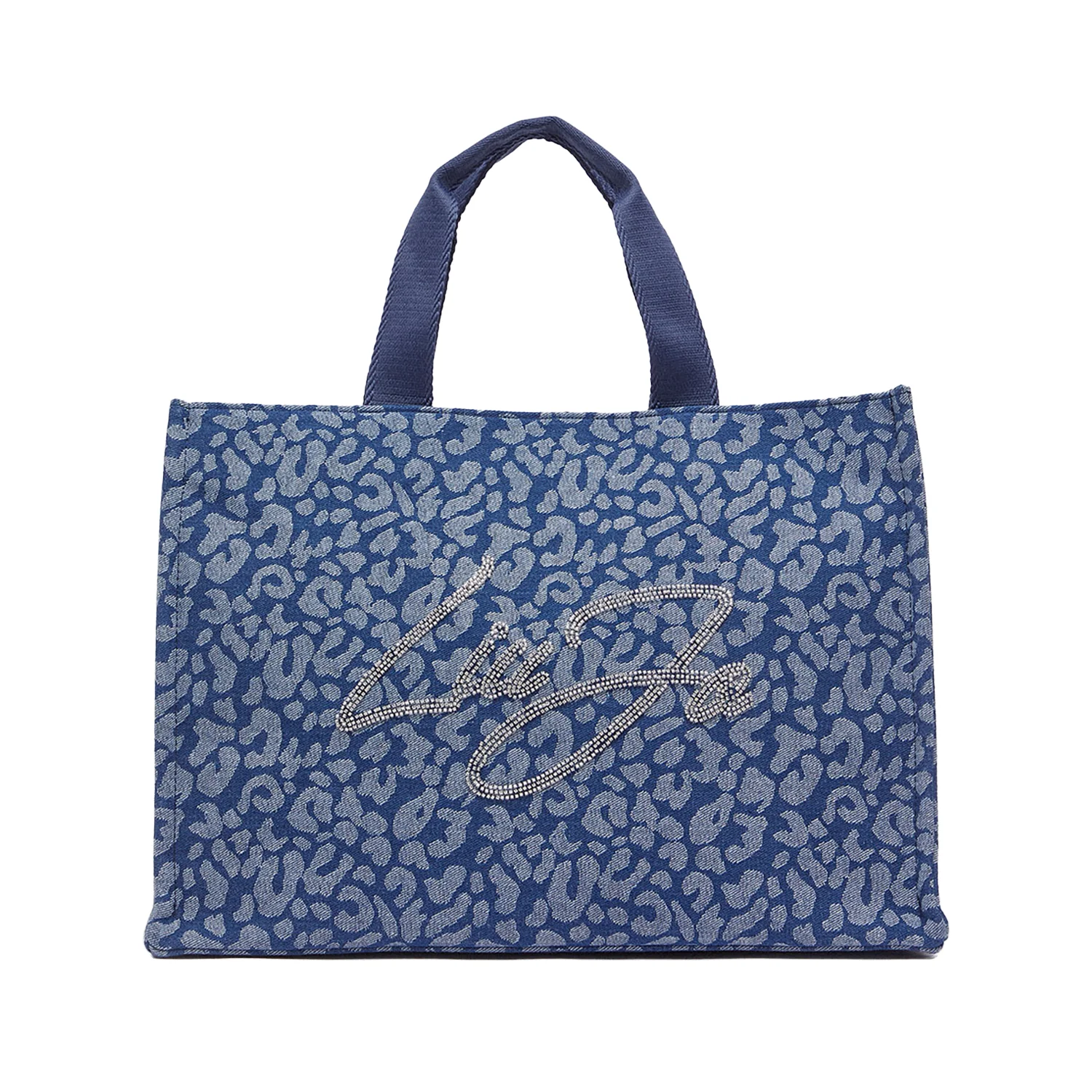 Φωτογραφία προϊόντος: LIU.JO ΓΥΝΑΙΚΕΙΑ ΤΣΑΝΤΑ TOTE DENIM ANIMALIER, ΜΠΛΕ, Γυναίκα