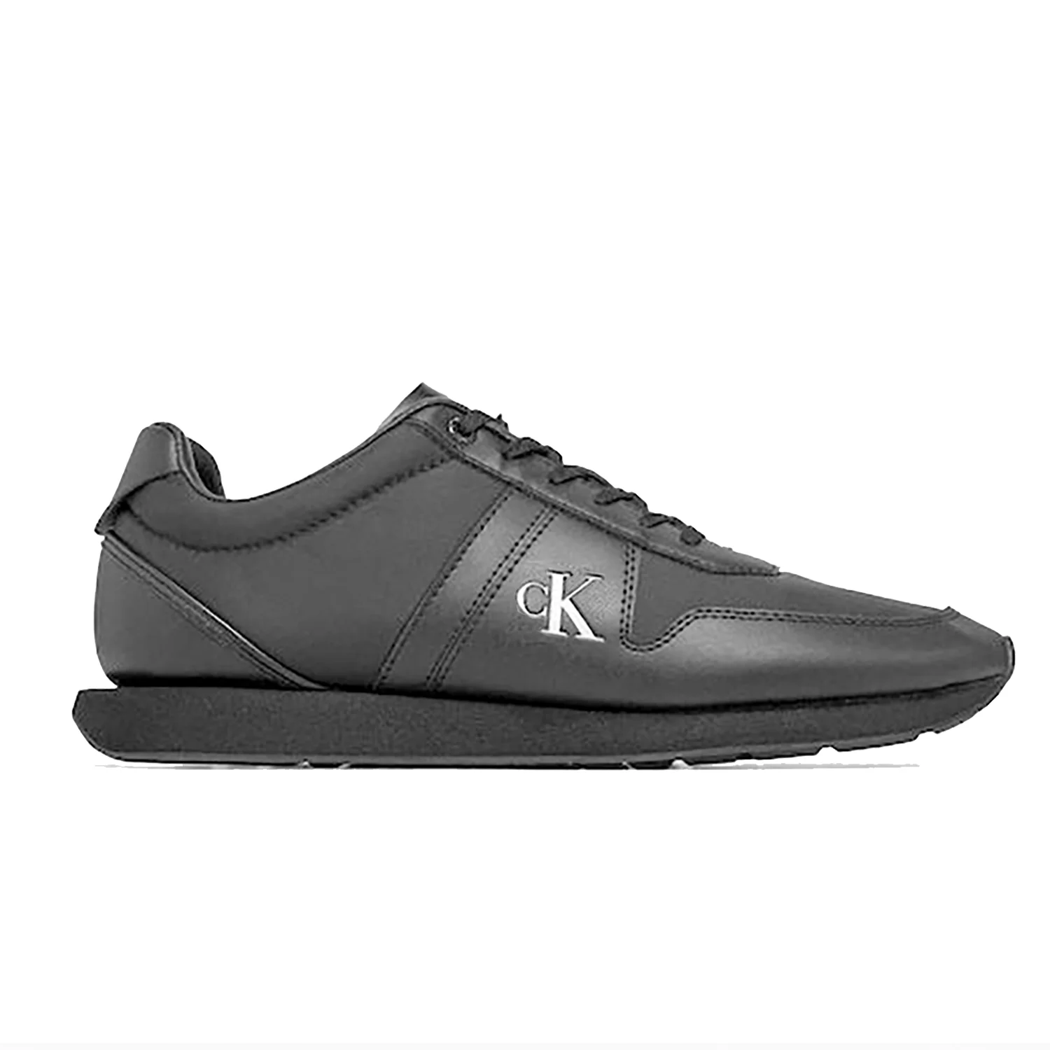 Φωτογραφία προϊόντος: CALVIN KLEIN ΑΝΔΡΙΚΟ SNEAKER RETRO RUN LACE MIX YM0YM01400, ΜΑΥΡΟ, Άνδρας