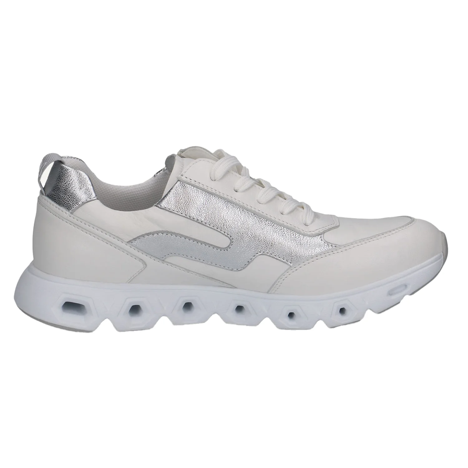 Φωτογραφία προϊόντος: CAPRICE ΓΥΝΑΙΚΕΙΟ SNEAKER ΔΕΡΜΑΤΙΝΟ 9-23730-46, ΛΕΥΚΟ-ΑΣΗΜΙ, Γυναίκα