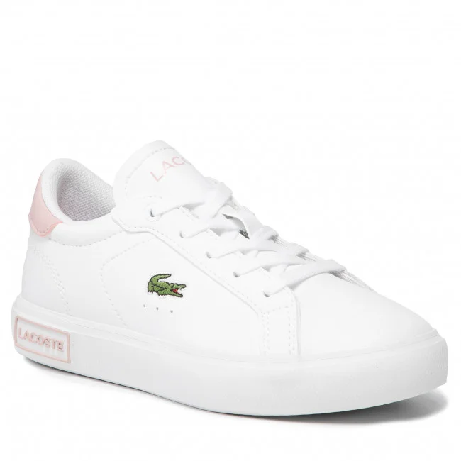 Φωτογραφία προϊόντος: LACOSTE ΠΑΙΔΙΚΟ-ΕΦΗΒΙΚΟ SNEAKER ECO-LEATHER POWERCOURT 37-41SUC00141Y9, ΛΕΥΚΟ, ΠΑΙΔΙΚΟ