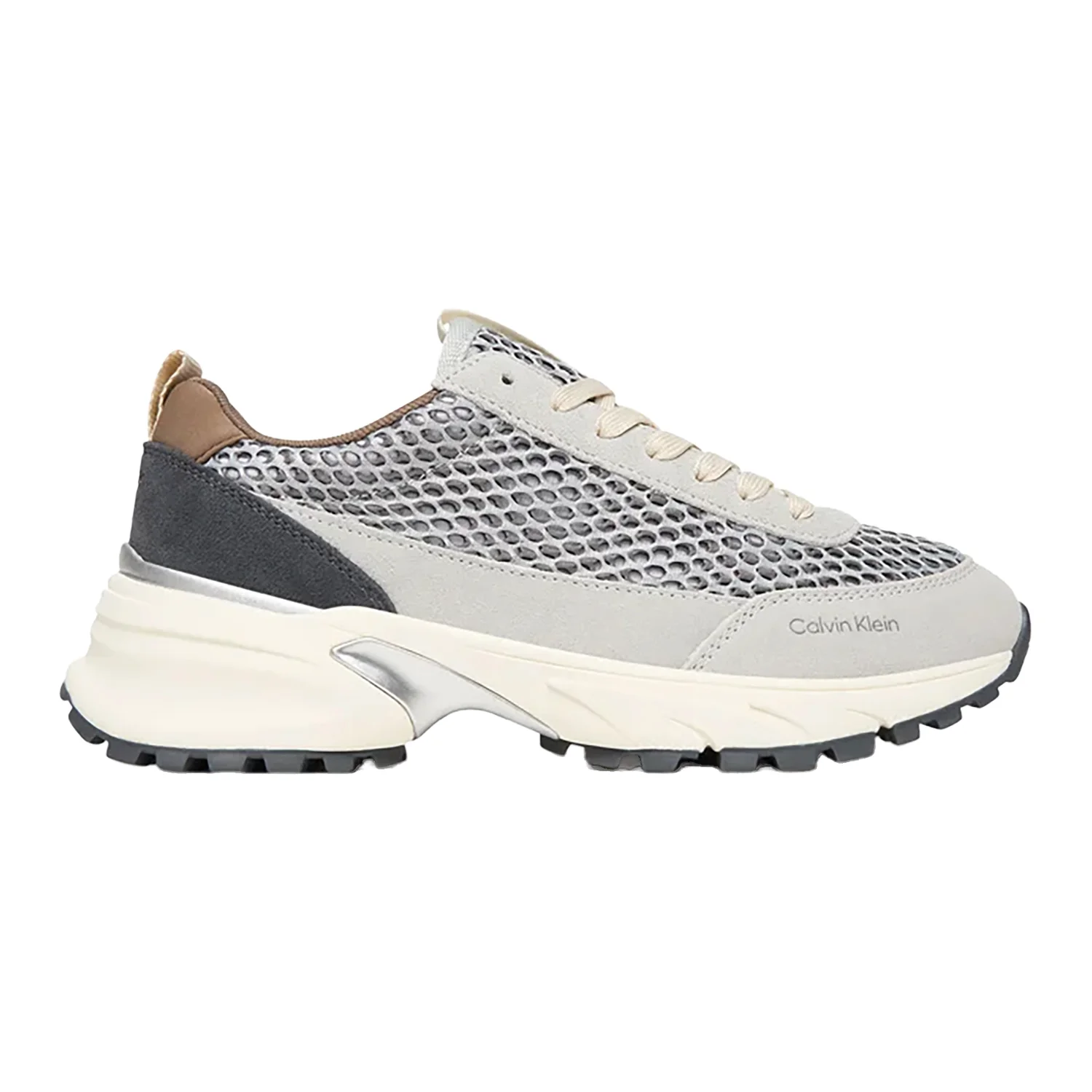 Φωτογραφία προϊόντος: CALVIN KLEIN ΓΥΝΑΙΚΕΙΟ SNEAKER HIKE RUNNER LACE UP TECHMIX YW0YW02030, ΓΚΡΙ, Γυναίκα