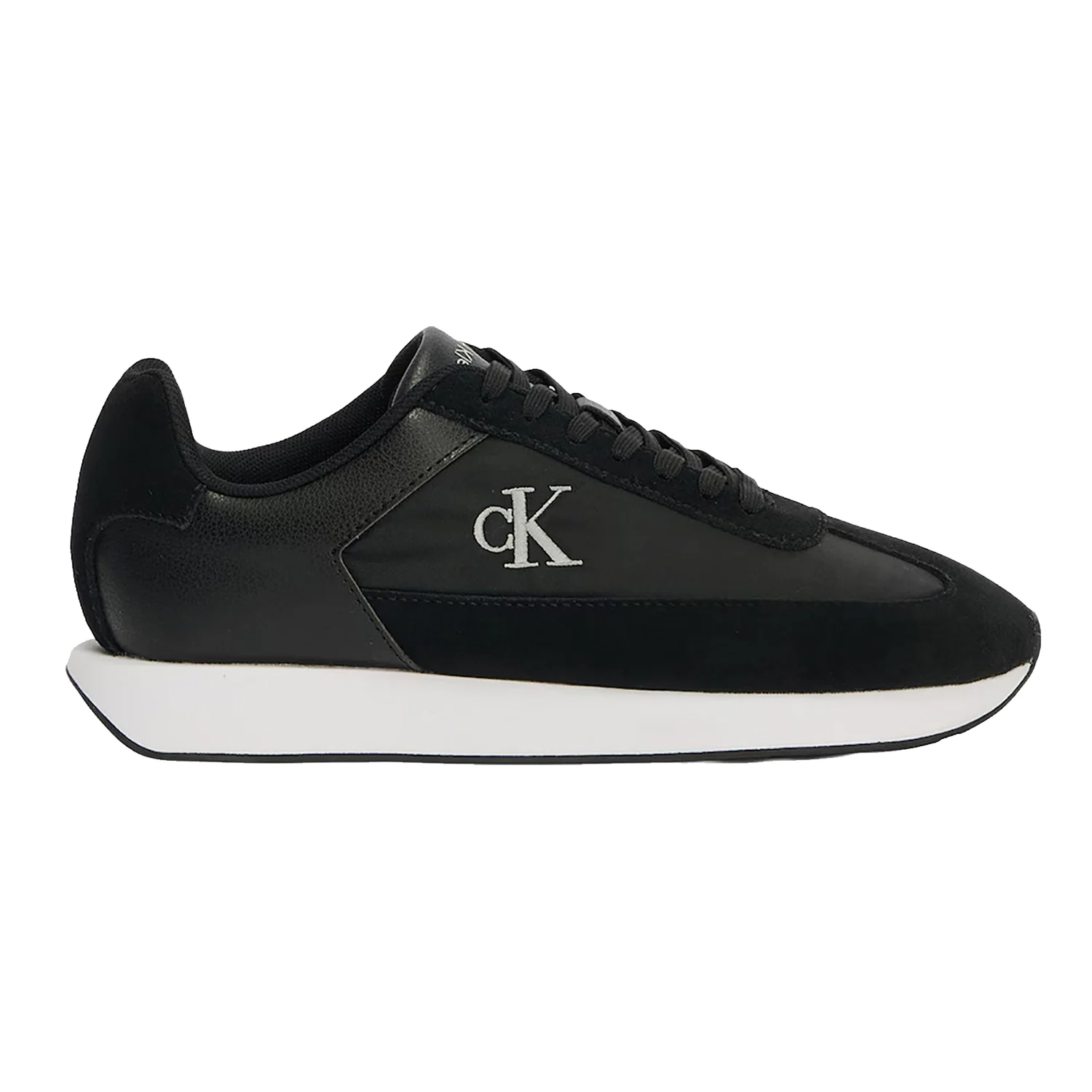 Φωτογραφία προϊόντος: CALVIN KLEIN ΓΥΝΑΙΚΕΙΟ SNEAKER RETRO RUNNER LACE UP WINGT MIX YW0YW02061, ΜΑΥΡΟ, Γυναίκα