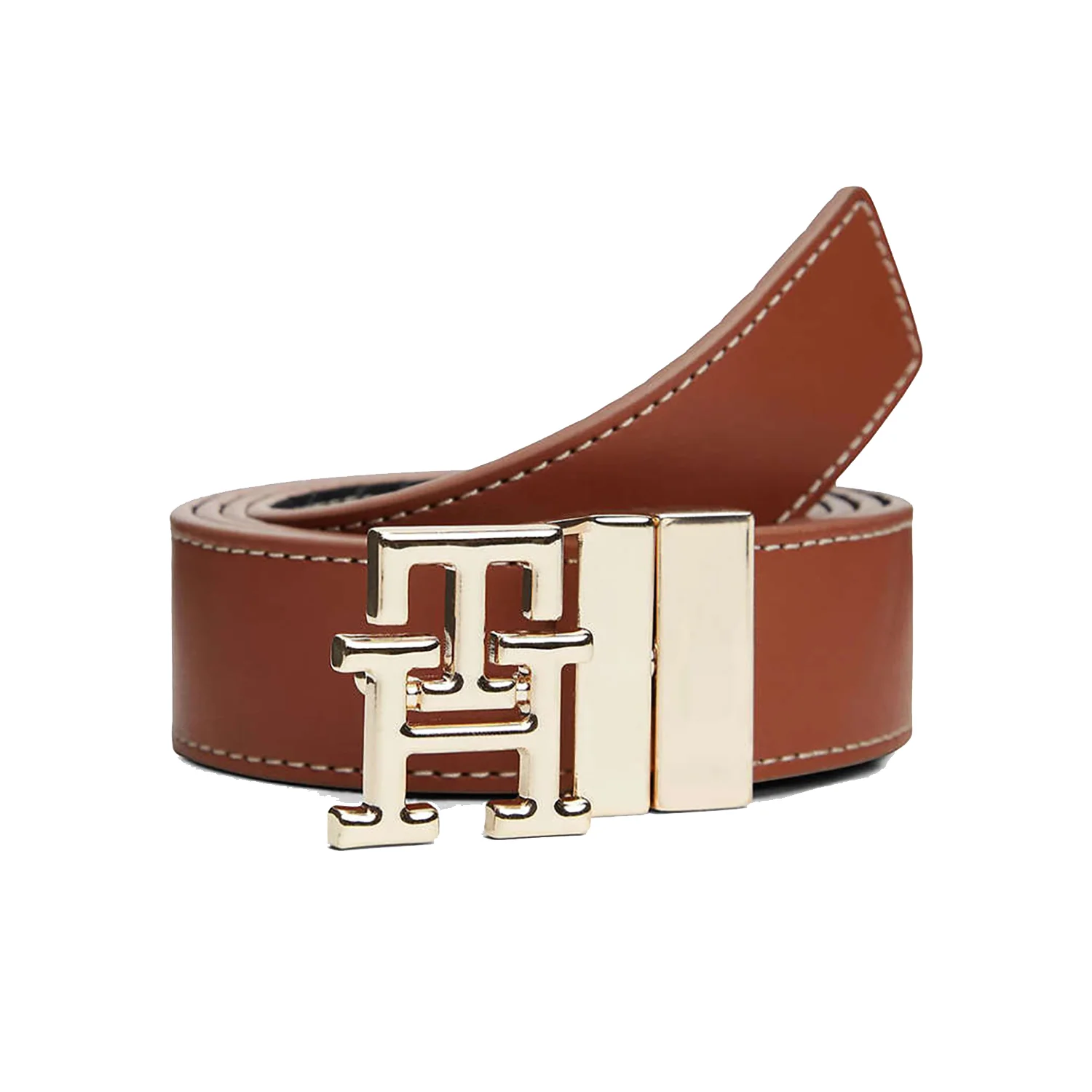 Φωτογραφία προϊόντος: TOMMY HILFIGER ΓΥΝΑΙΚΕΙΑ ΖΩΝΗ LOGO 3.0 REV AW0AW18256, ΜΑΥΡΟ-ΤΑΜΠΑ, Γυναίκα