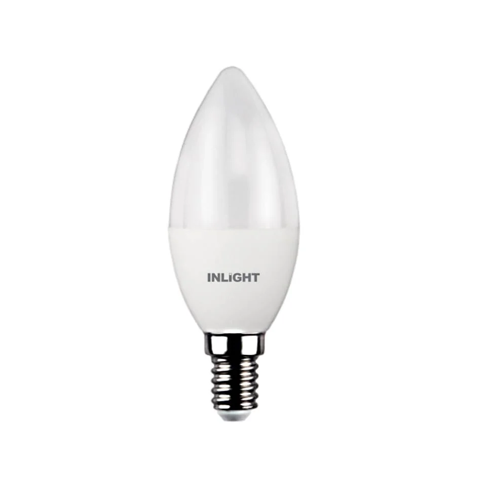 Φωτογραφία προϊόντος: InLight E14 LED C37 8watt 4000Κ Φυσικό Λευκό (7.14.08.13.2)
