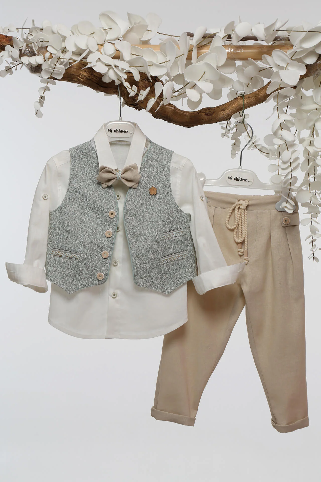 Φωτογραφία προϊόντος: Βαπτιστικό Ρούχο Α4784ΜΑ Mi Chiamo