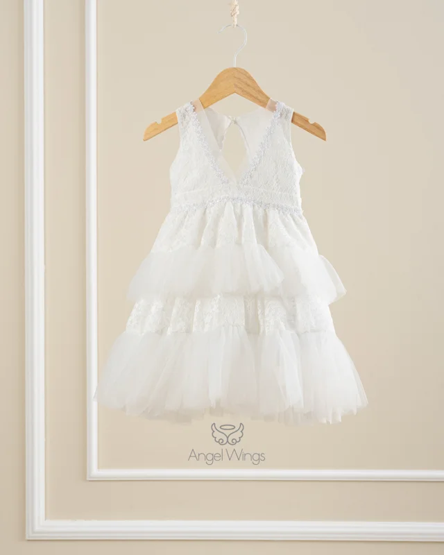 Φωτογραφία προϊόντος: Βαπτιστικό Φόρεμα Angel Wings Ramona