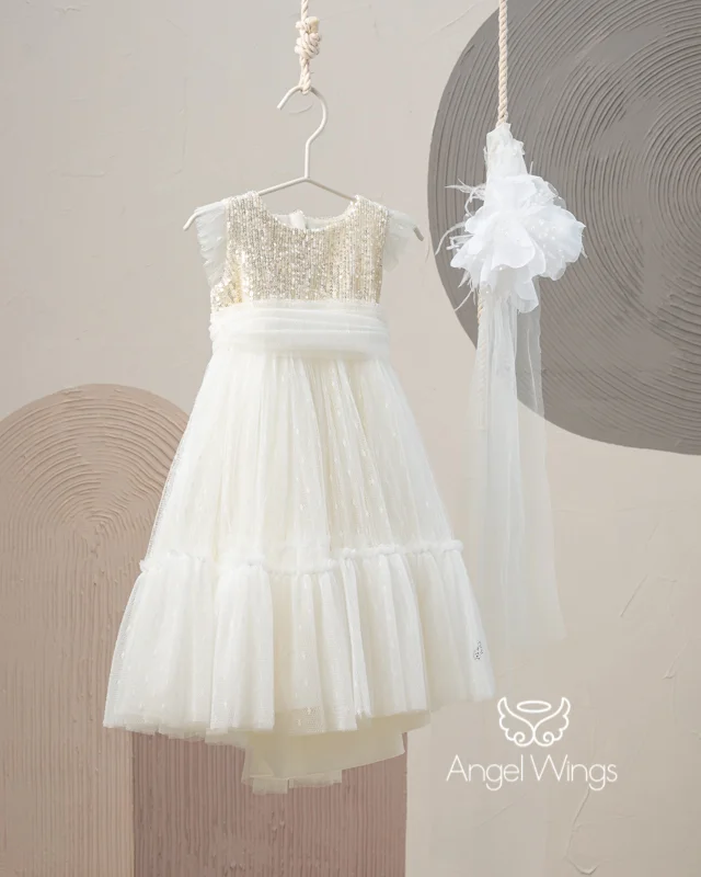 Φωτογραφία προϊόντος: Βαπτιστικό Φόρεμα Angel Wings Kathy