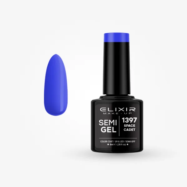 Φωτογραφία προϊόντος: Elixir Makeup Elixir Make-Up Semigel Nail Polish (Space cadet)#1397 8ml