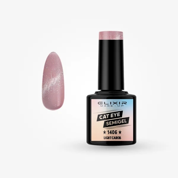 Φωτογραφία προϊόντος: Elixir Makeup Elixir Make-Up Semigel Nail Polish (Light carob)#1406 8ml