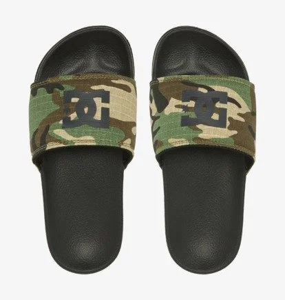 Φωτογραφία προϊόντος: DC SLIDES YOUTH SANDALS BLACK CAMO