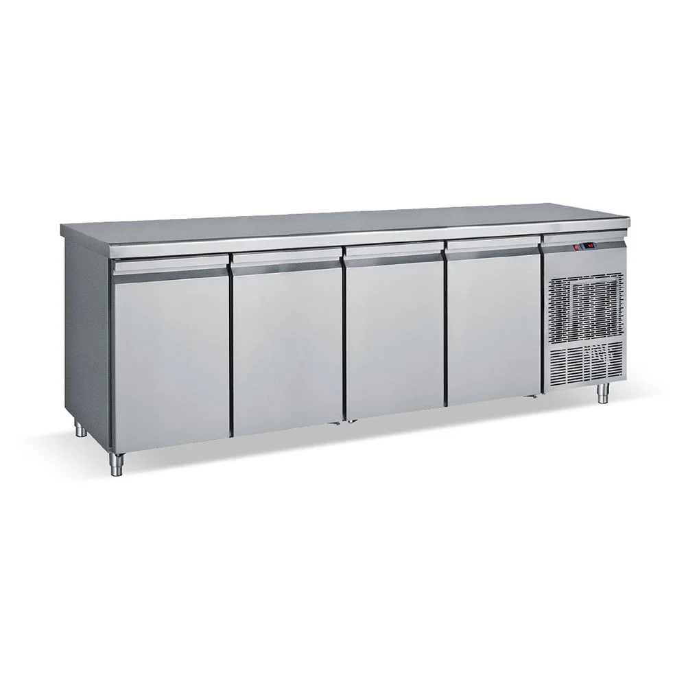 Φωτογραφία προϊόντος: Ψυγείο Πάγκος 239x70x85cm Συντήρηση Με 4 Πόρτες GN BAMBASfrost PG239
