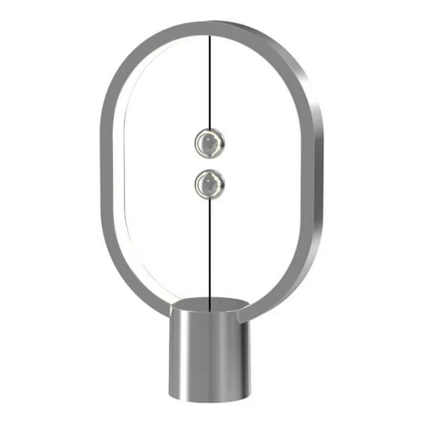 Φωτογραφία προϊόντος: Allocacoc Heng Balance Mini Aluminum - Διακοσμητική λάμπα Silver με Δώρο Τροφοδοτικό