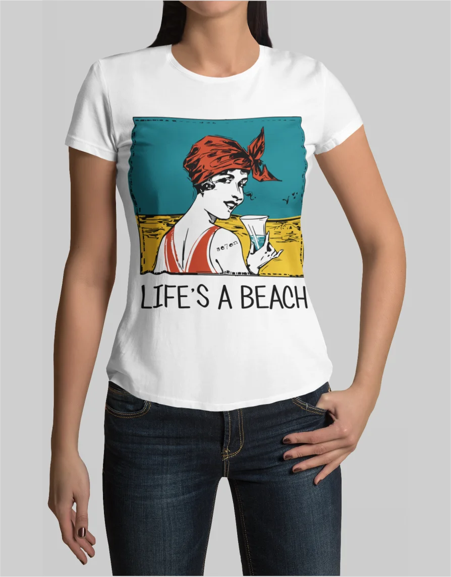 Φωτογραφία προϊόντος: ΤΚΤ Life is a Beach w t-shirt