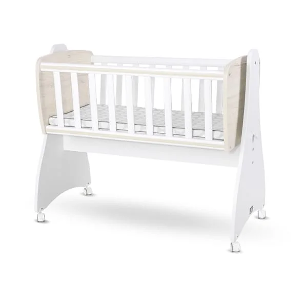 Φωτογραφία προϊόντος: Κρεβάτι – Κούνια FIRST DREAMS WHITE/LIGHT OAK NEW LORELLI 10150550045
