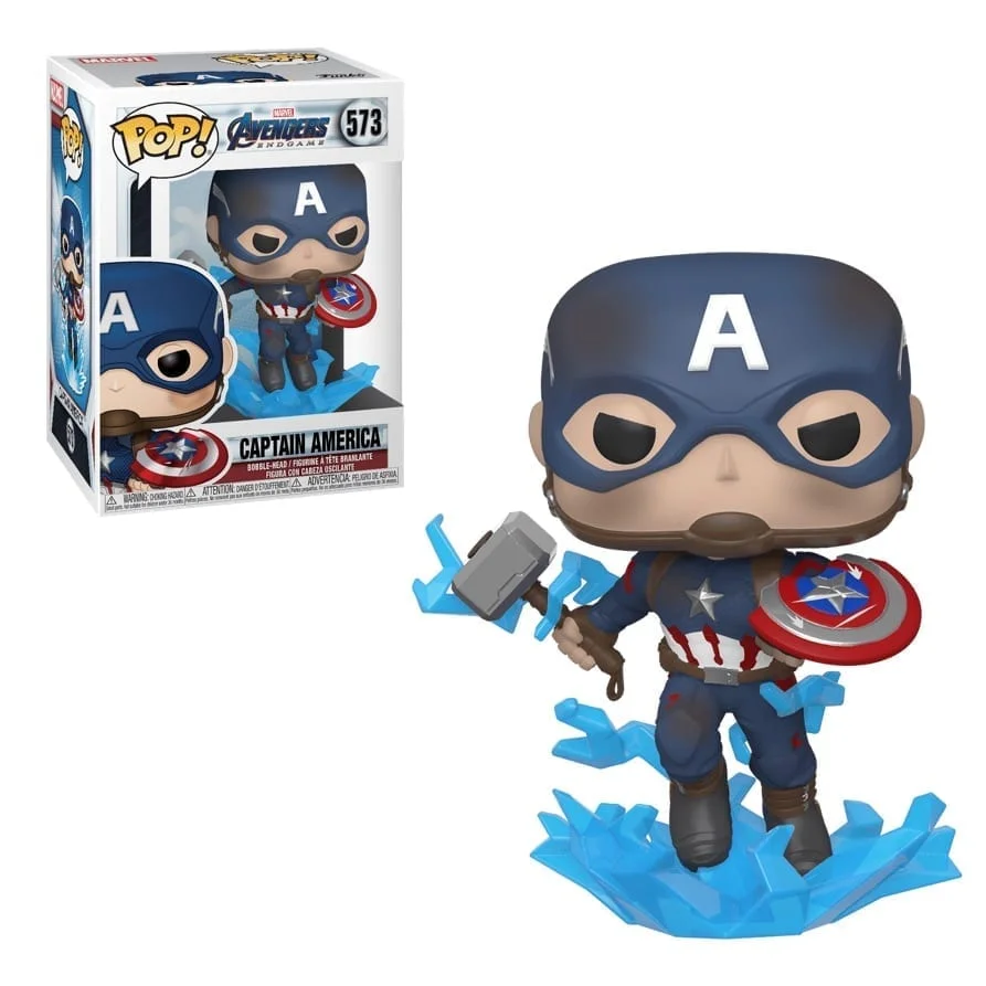 Φωτογραφία προϊόντος: Φιγούρα Funko POP!Marvel:Avengers Endgame-Captain America Broken Shield/Mjolnir #573
