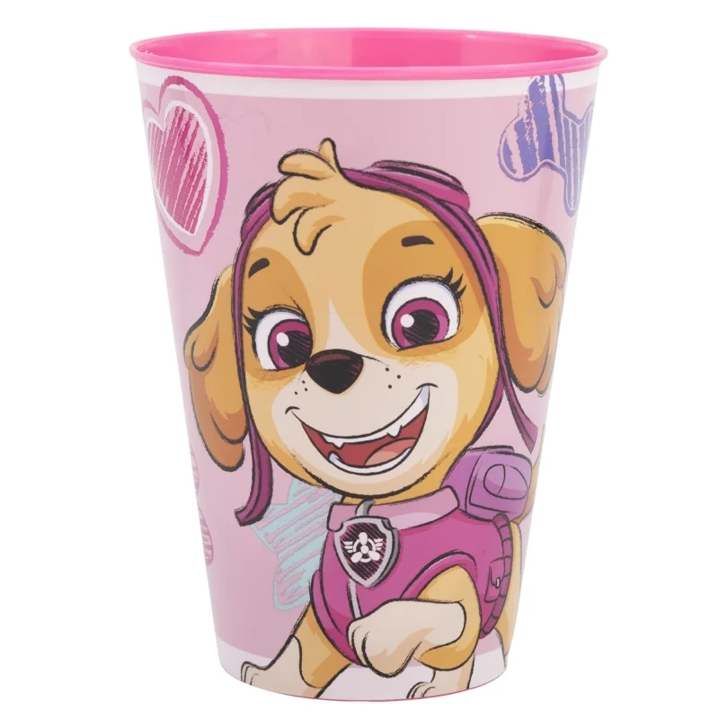 Φωτογραφία προϊόντος: STOR Πλαστικό ποτήρι Paw Patrol Girl Sketch 390ml 74506