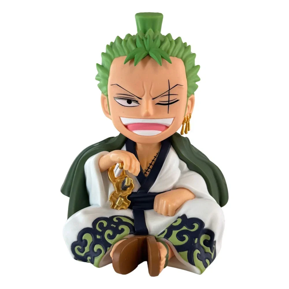 Φωτογραφία προϊόντος: PLASTOY Κουμπαράς ONE PIECE - Zoro-juro - Money Box PVC 15cm 080278
