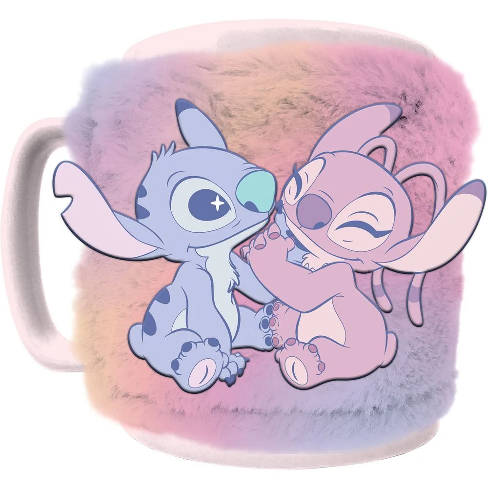 Φωτογραφία προϊόντος: PYRAMID Κούπα Κεραμική Lilo + Stitch - Stitch + Angel Fuzzy Mug 400ml FZMG2404704