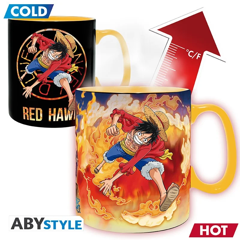 Φωτογραφία προϊόντος: Abysse Κούπα ONE PIECE - Mug Heat Change - 460 ml - Luffy + Sabo -ABYMUGA445