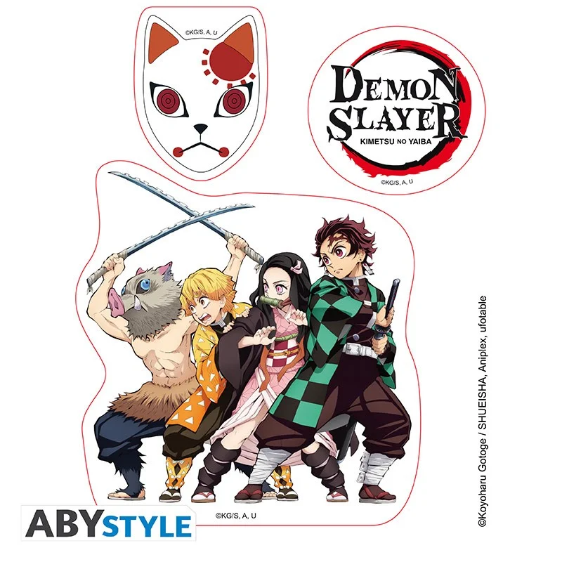 Φωτογραφία προϊόντος: Abysse Αυτοκόλλητα DEMON SLAYER - Stickers - 16x11cm/ 2 sheets - Slayers- ABYDCO868