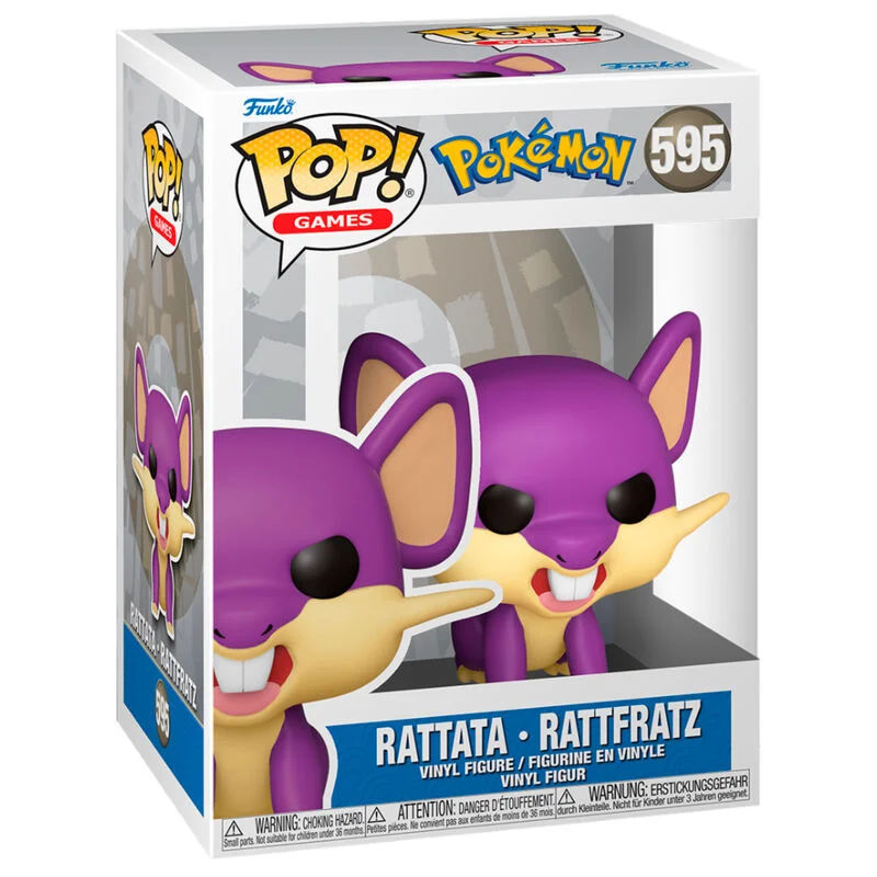 Φωτογραφία προϊόντος: Funko Pop! Games: Pokemon - Rattata #595 Vinyl Figure