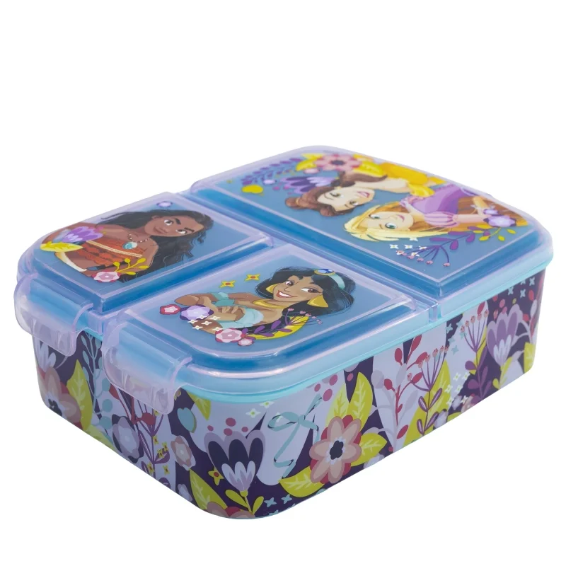 Φωτογραφία προϊόντος: STOR Φαγητοδοχείο MULTI COMPARTMENT SANDWICH BOX PRINCESS COURAGEOUS HEART -82020