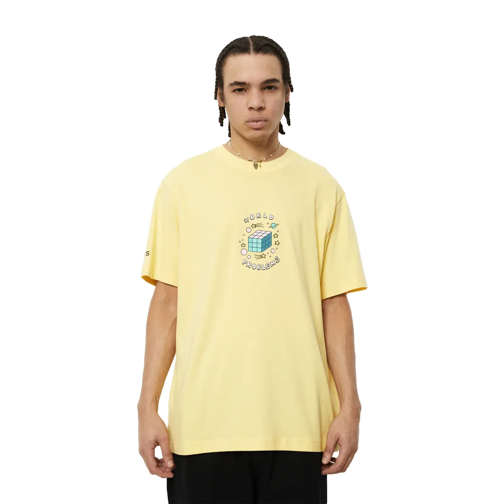 Φωτογραφία προϊόντος: T-Shirt Afends World Problems Recycled Butter