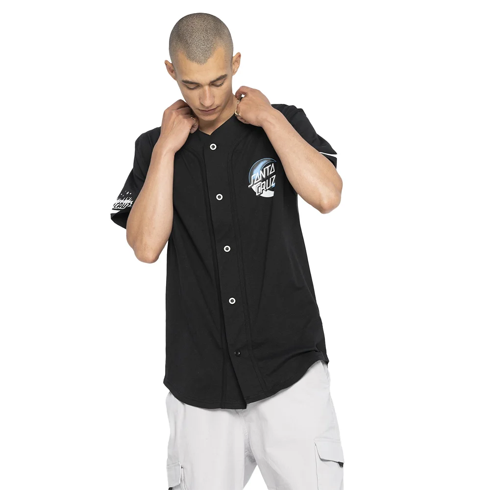 Φωτογραφία προϊόντος: Πουκάμισο Baseball Santa Cruz Cosmic Bone Hand Black
