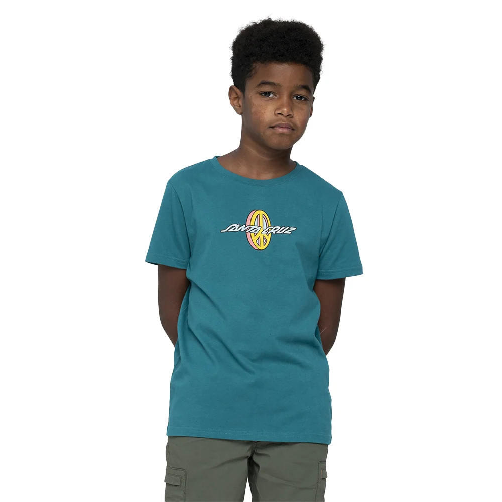 Φωτογραφία προϊόντος: Παιδικό T-Shirt Santa Cruz Youth Peace Strip Green
