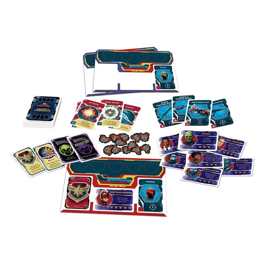 Φωτογραφία προϊόντος: USAopoly Captain Marvel Secret Skulls Card Game