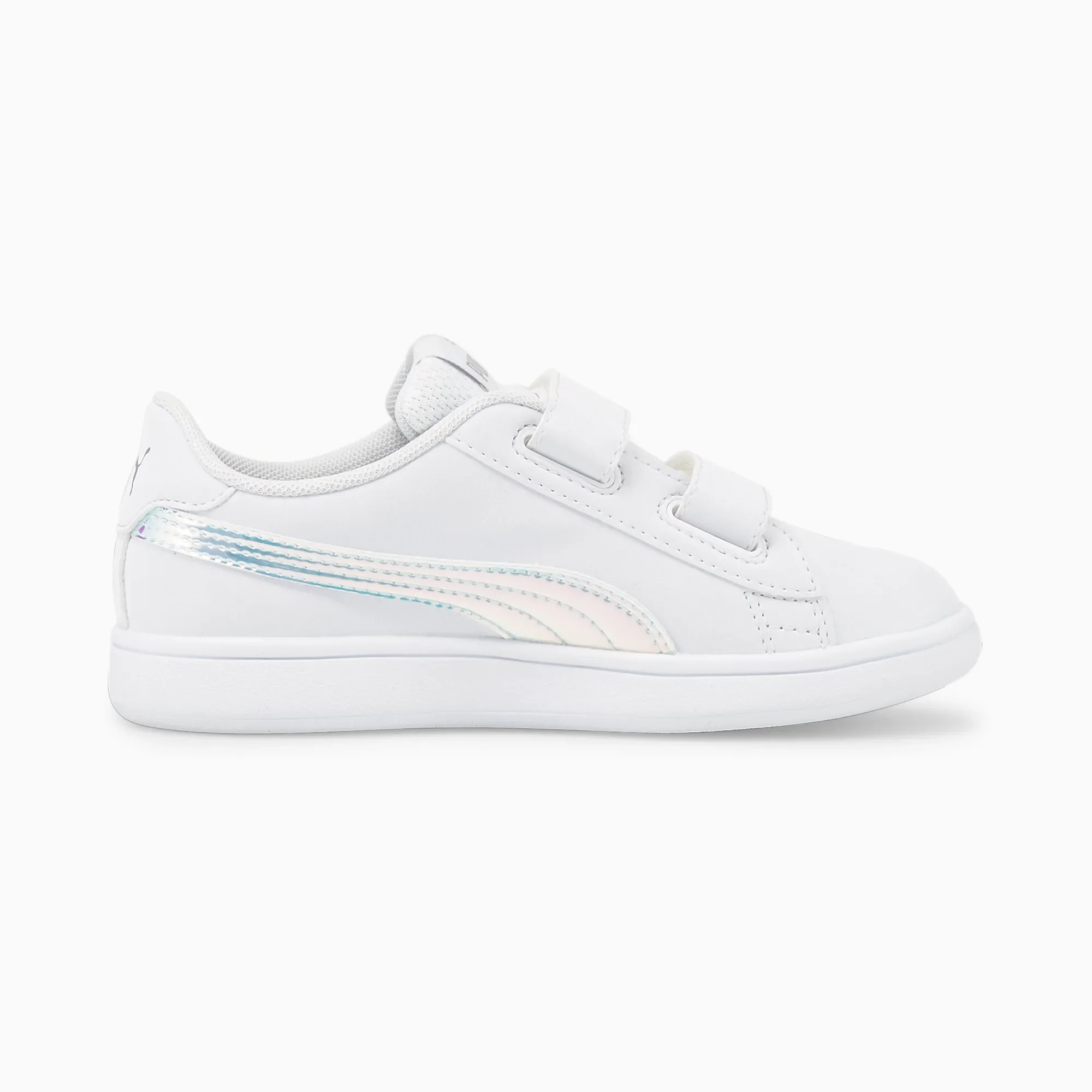 Φωτογραφία προϊόντος: PUMA Smash v2 Holo V Kids Trainers 385575-01