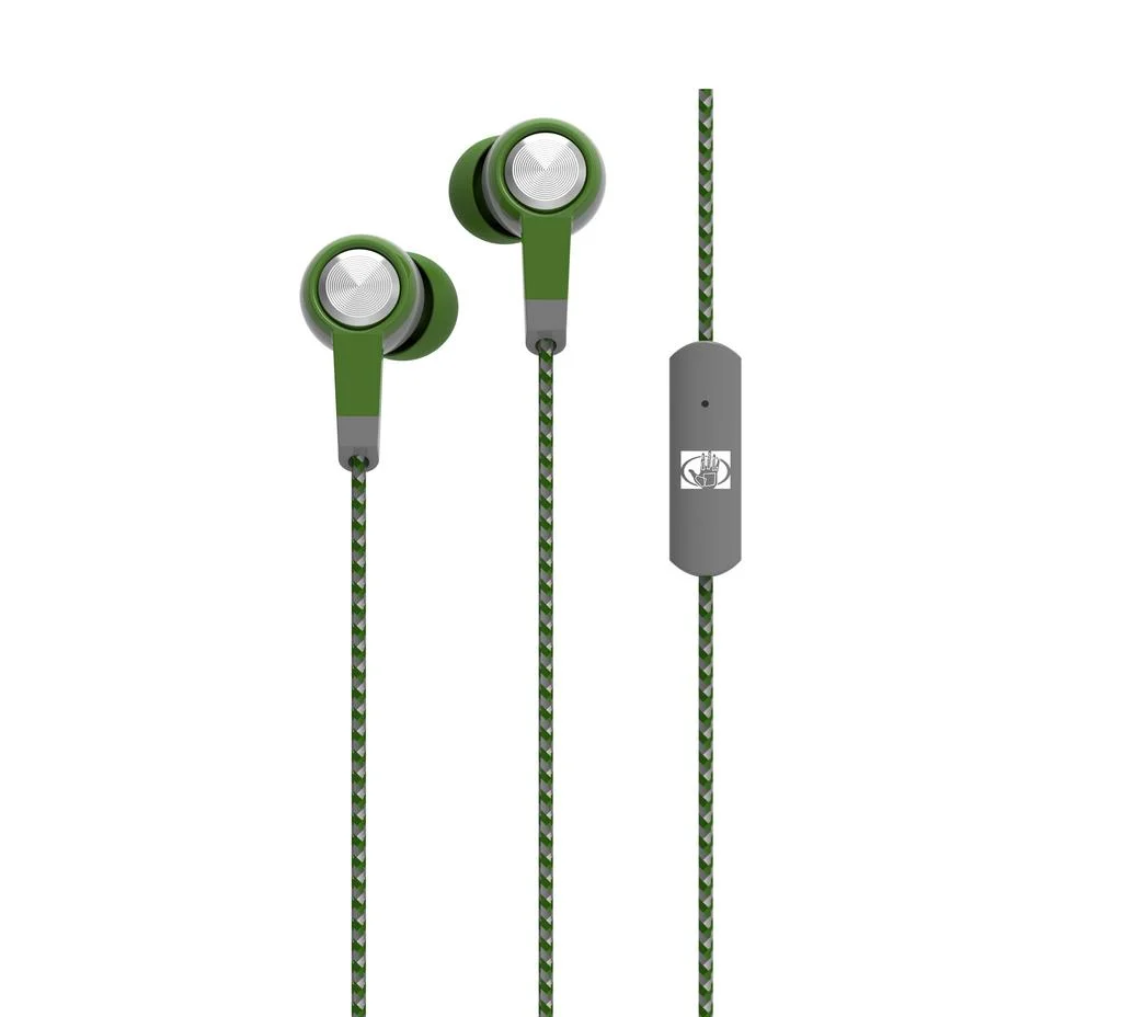 Φωτογραφία προϊόντος: Hands Free Body Glove Blast Earphones Stereo 3.5mm Πράσινο με Μικρόφωνο και Καλώδιο Κορδόνι