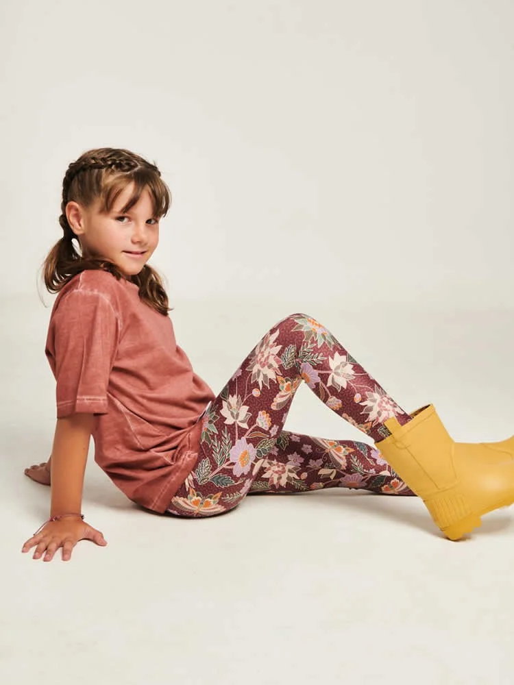 Φωτογραφία προϊόντος: PCP CLOTHING Παιδικό κολάν Jacqueline Butterflies Cinnamon PCP