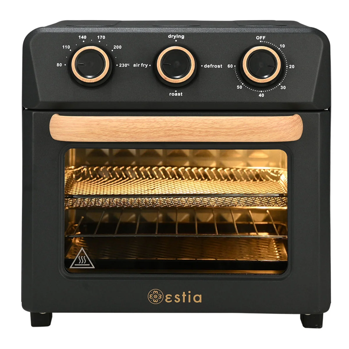 Φωτογραφία προϊόντος: ESTIA ΦΡΙΤΕΖΑ ΑΕΡΟΣ OAK 1400w 12lt ΜΕ 4 ΛΕΙΤΟΥΡΓΕΙΕΣ ΨΗΣΙΜΑΤΟΣ ΜΑΥΡΟ