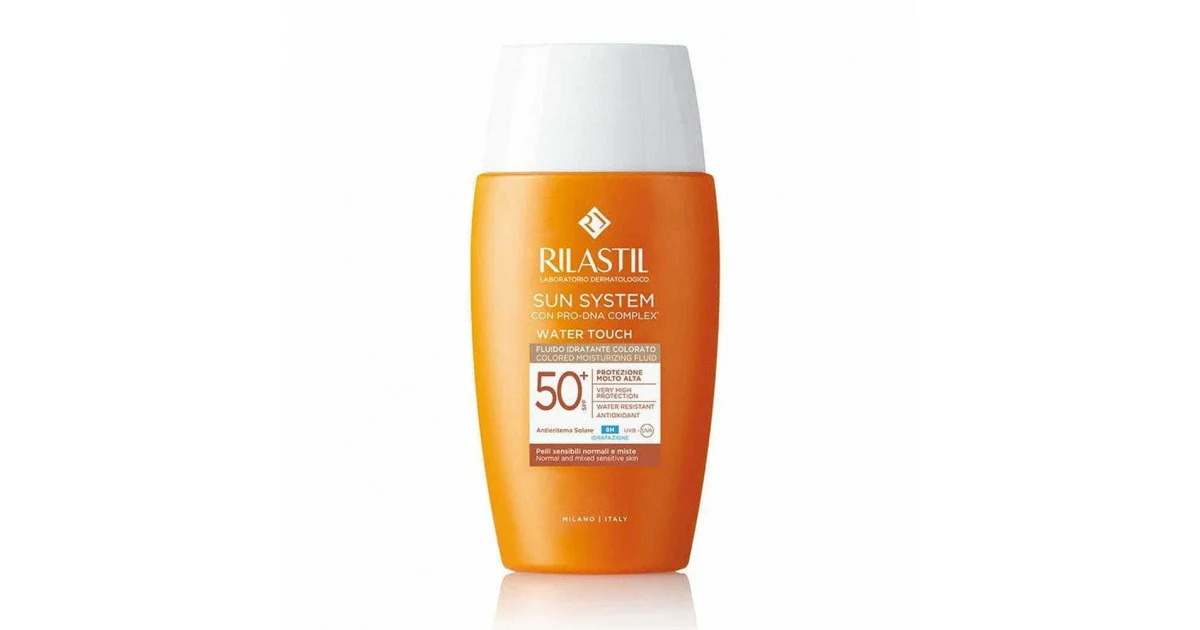 Φωτογραφία προϊόντος: Rilastil Sun System Water Touch Αδιάβροχη Αντηλιακή Κρέμα Προσώπου SPF50 με Χρώμα 50ml